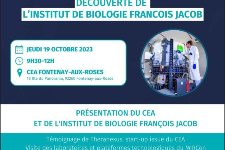 Visite de l’institut de biologie François Jacob – CEA | Événement